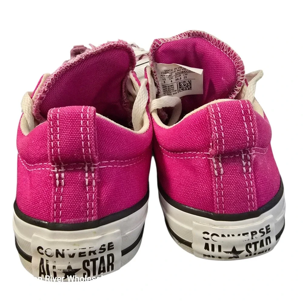 Converse All Star Girls Low Top Pink Canvas Sneakers‎